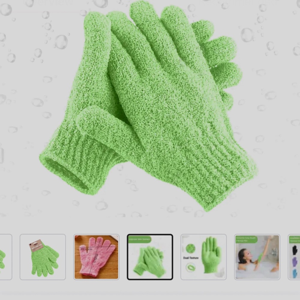 Green & Pink Exfoliating Gloves $3 each